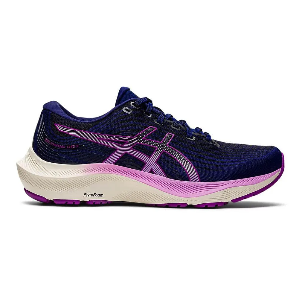 Women's Asics GEL-Kayano Lite 3, Dive Blue/Orchid, 5.5 B Medium