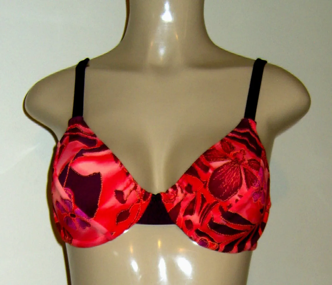 Women's V-neck underwire bikini tops