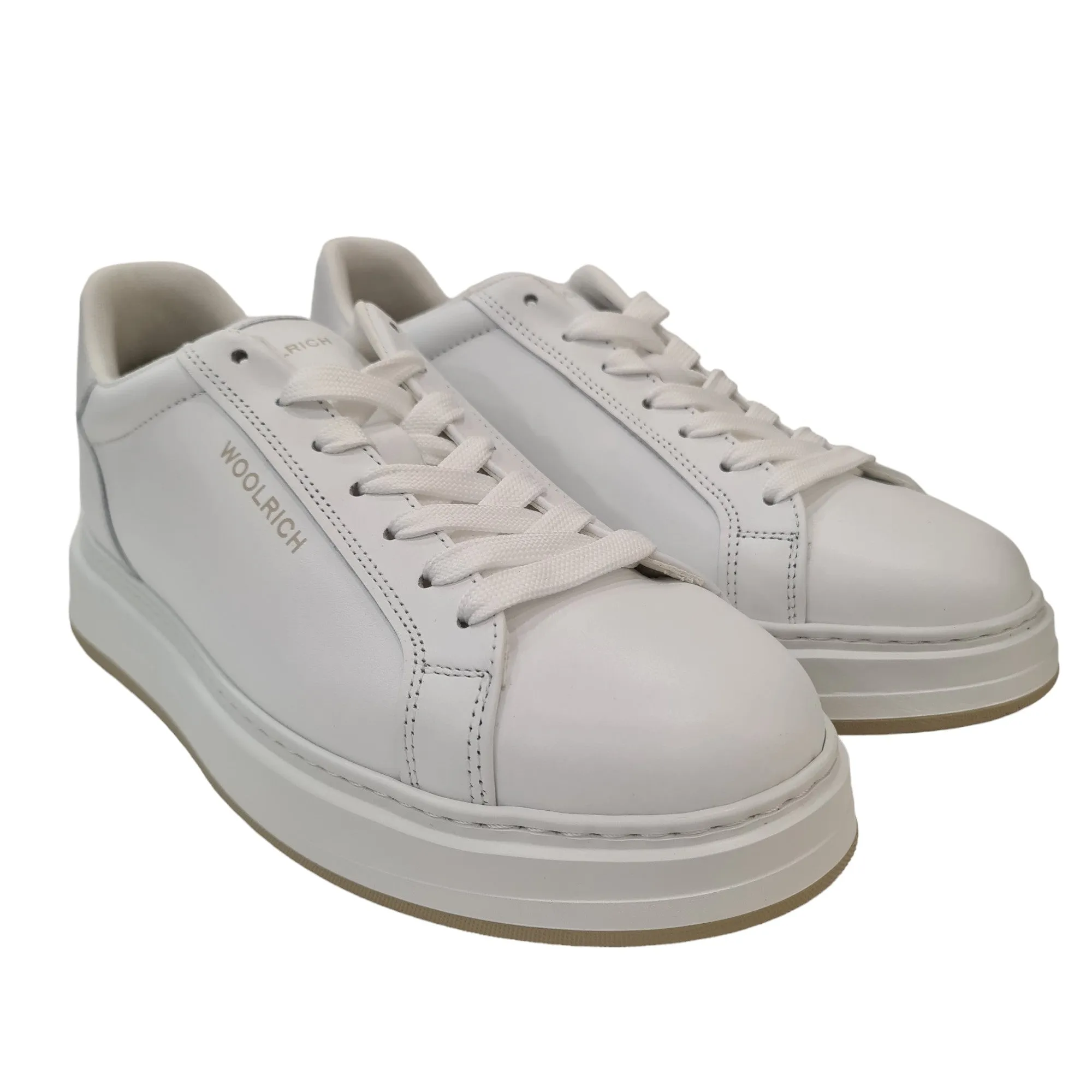 Woolrich Sneakers Uomo Pelle Bianco Rif.30