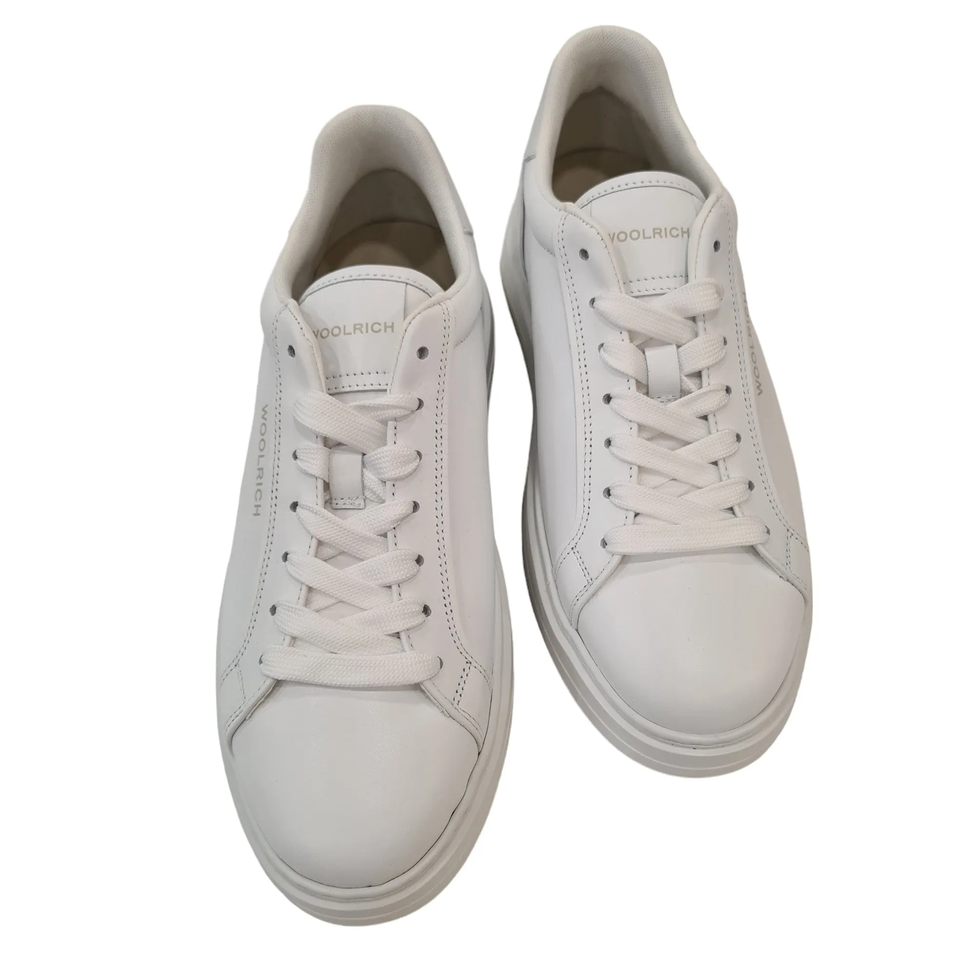 Woolrich Sneakers Uomo Pelle Bianco Rif.30